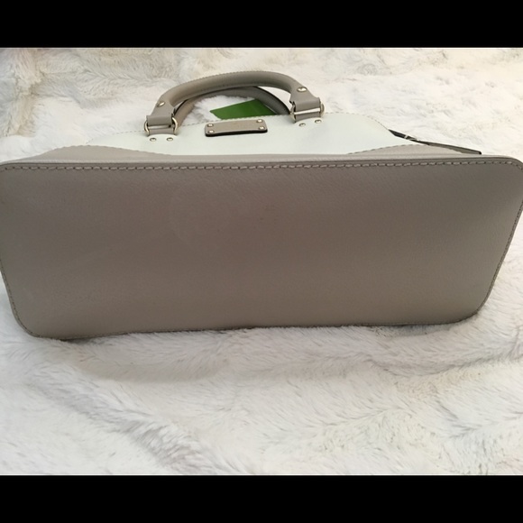 Kate Spade purse taupe and cream - Picture 2 of 5